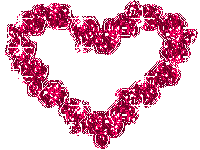 Gif animé coeur rouge